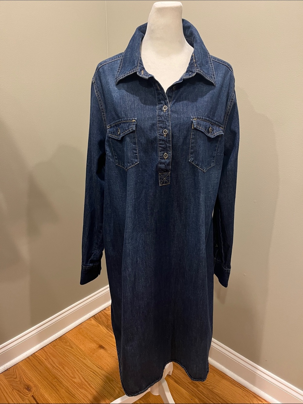 Liz Lange Maternity Denim Dress